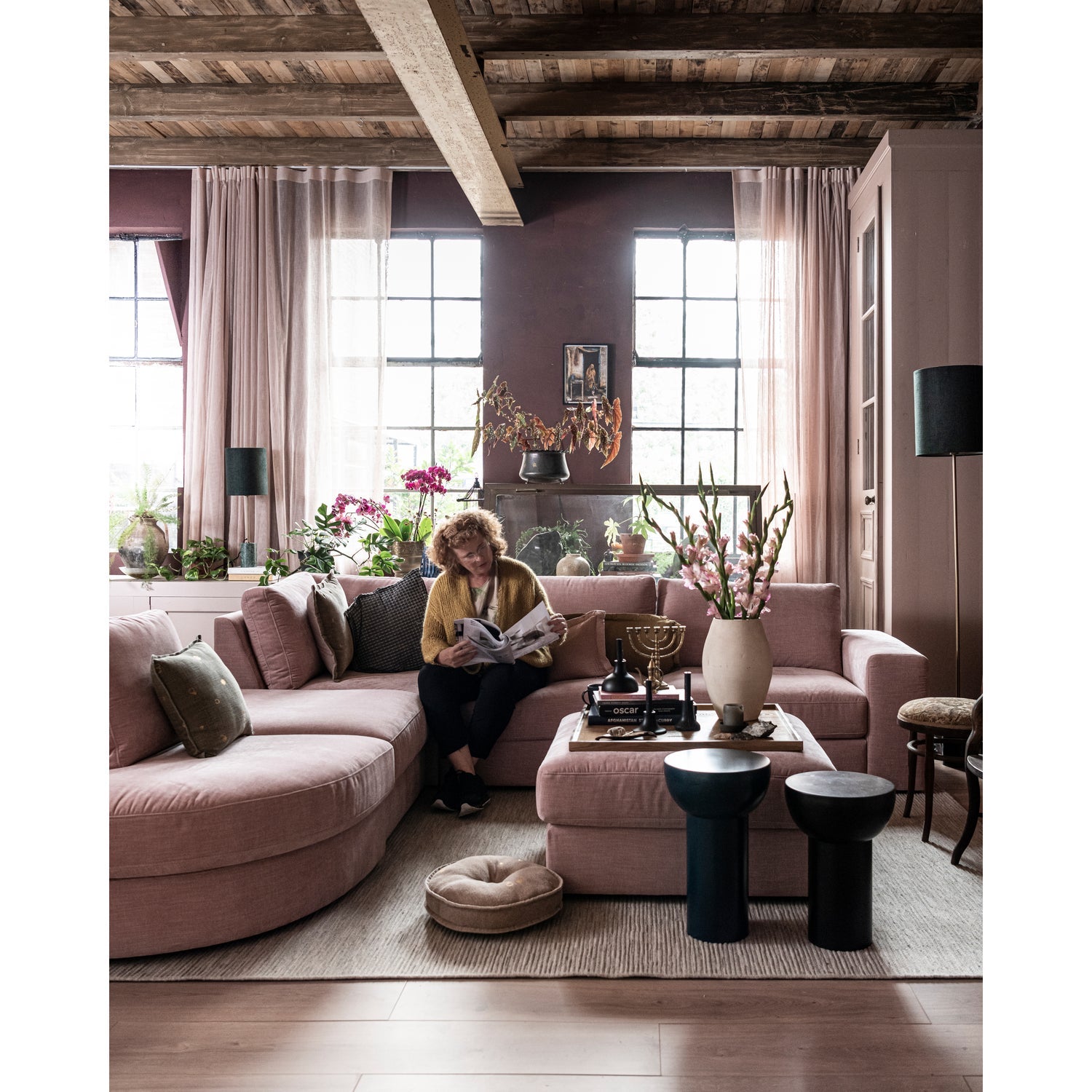 FAMILY Sofa - Right-End Module Pink