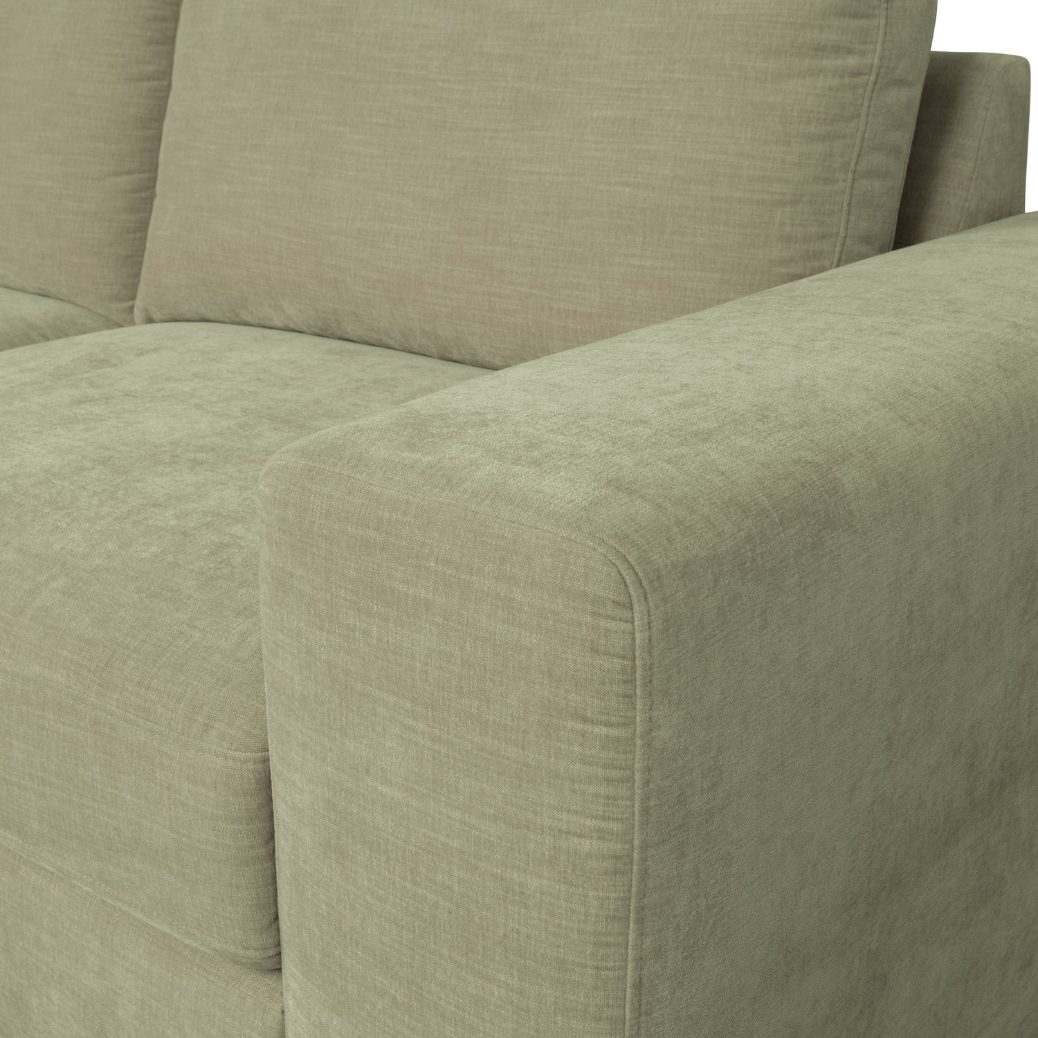 Sofa FAMILY - right end element green [Amelia]