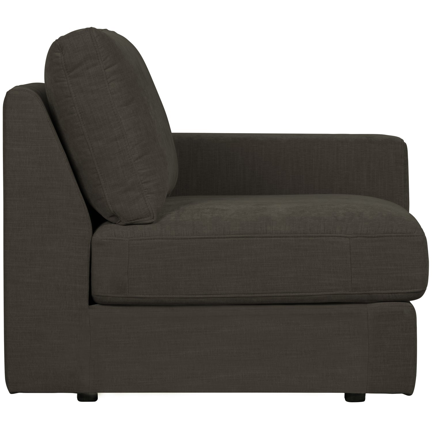 Sofa FAMILY - moduł końcowy prawostronny antracytowy – Woood