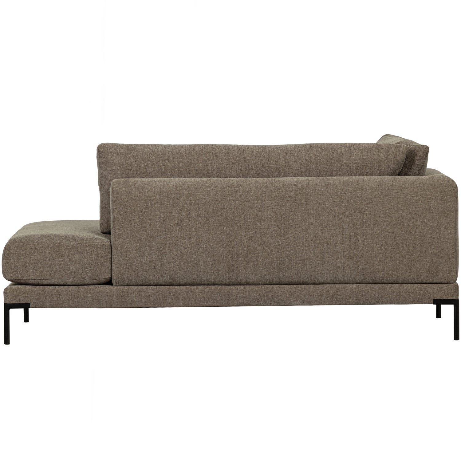 Szezlong lewostronny COUPLE taupe – Woood