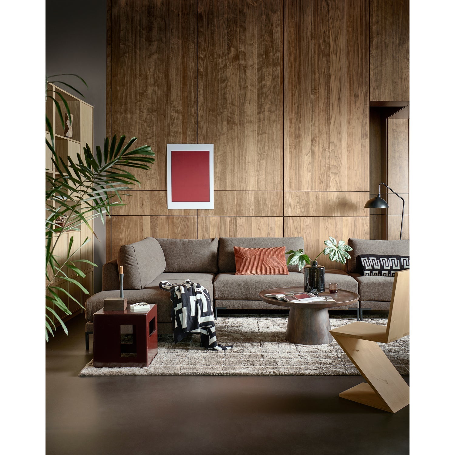 Fauteuil / module COUPLE taupe