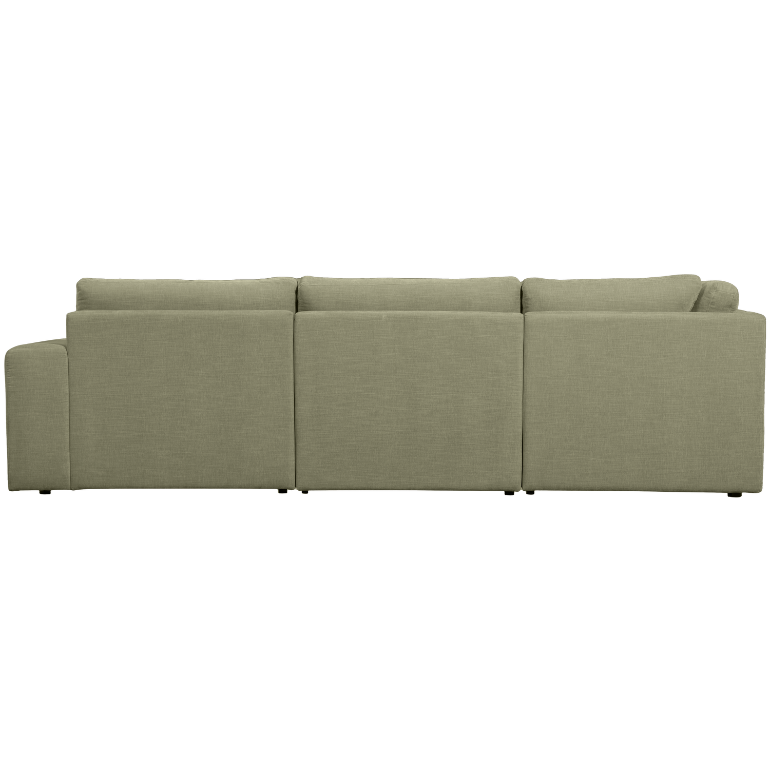 Left-facing FAMILY corner sofa green