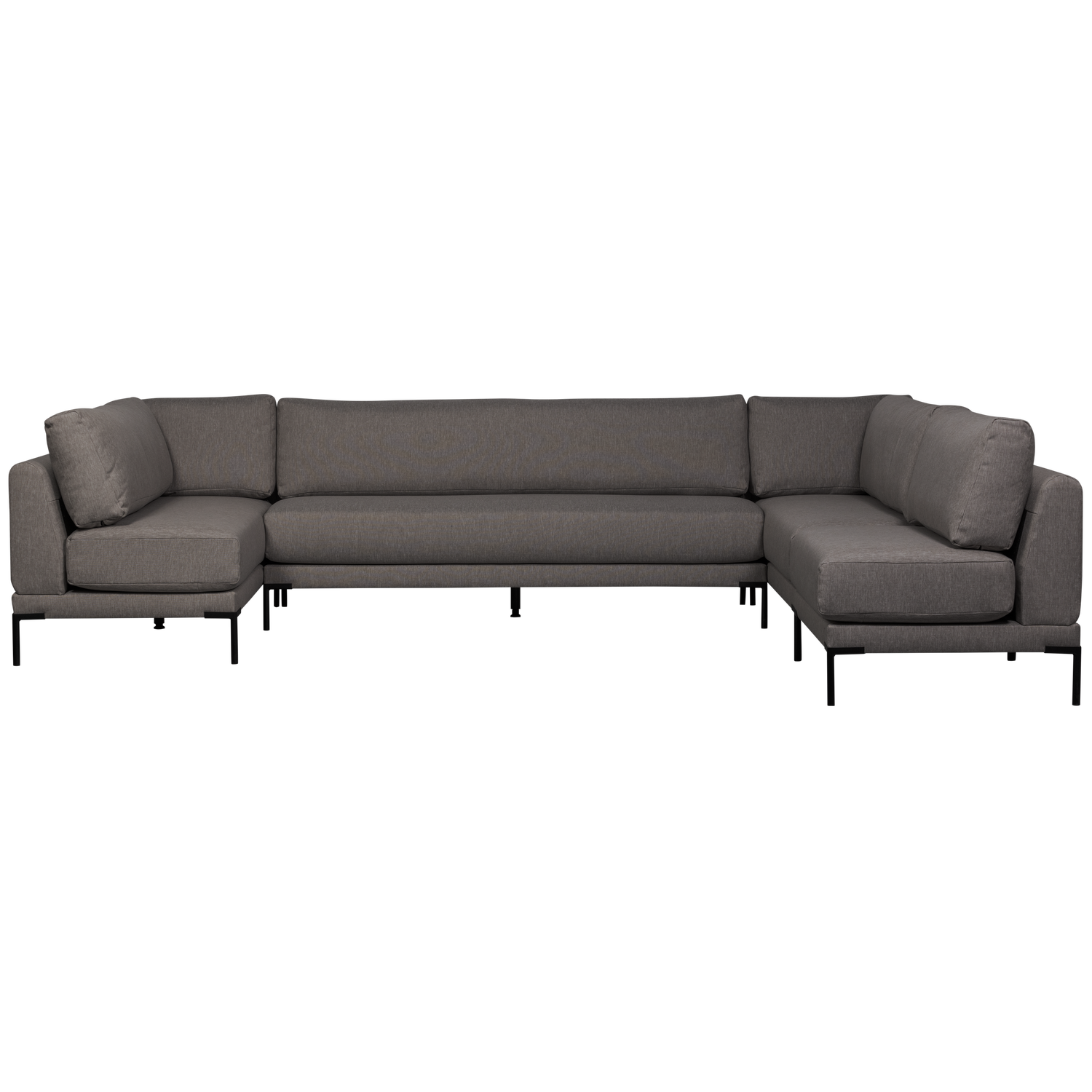 Szezlong prawostronny COUPLE DINING BENCH szary – Woood