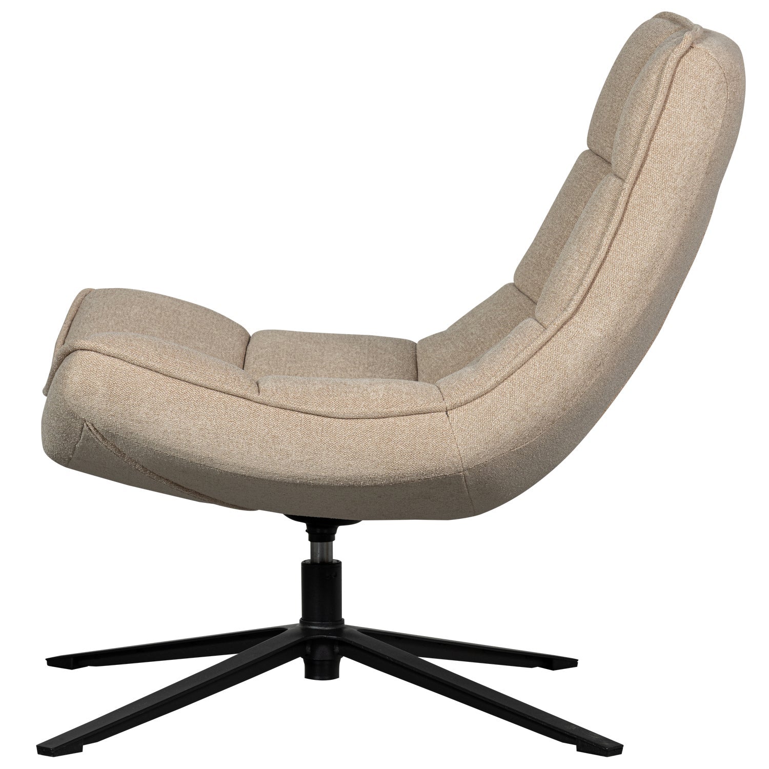 Maudi -Beige -Rotary -Sessel