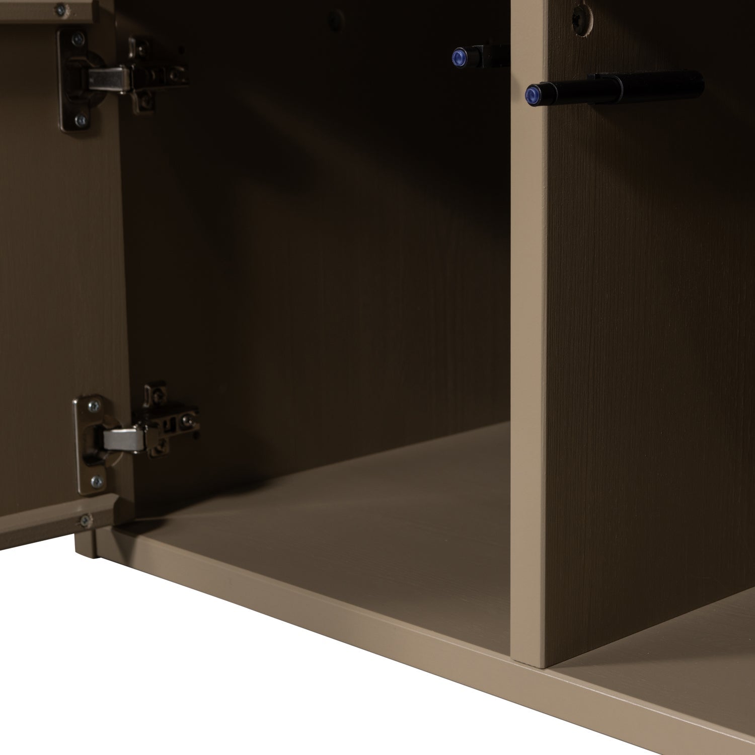 Turner Khaki -Bank mit Aufbewahrung