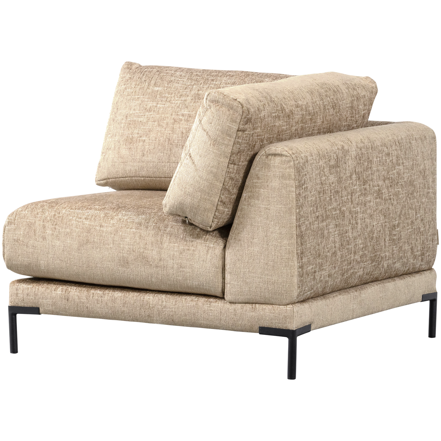 Sofa COUPLE - hoekmodule beige melange