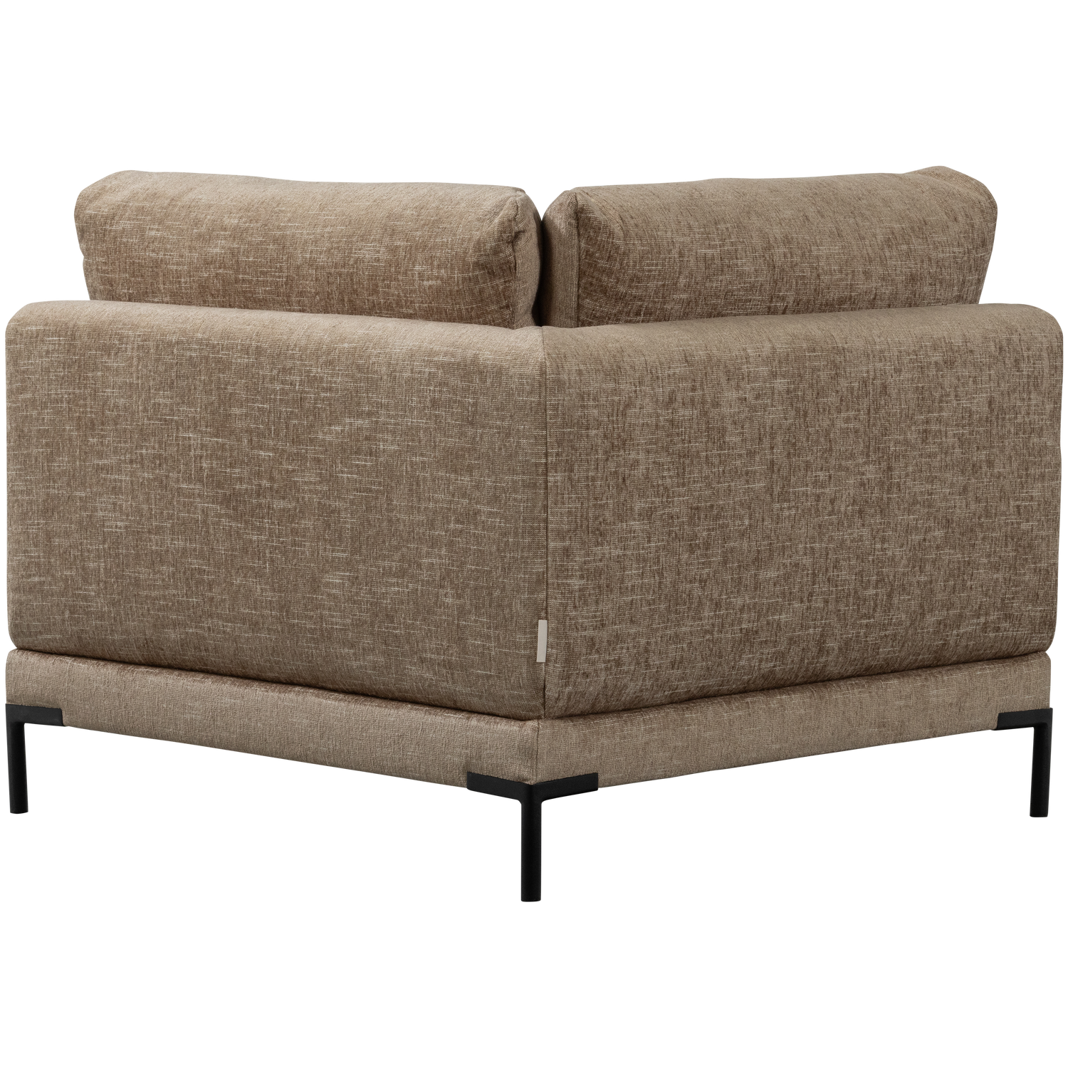 Sofa COUPLE - bruine melange hoekmodule