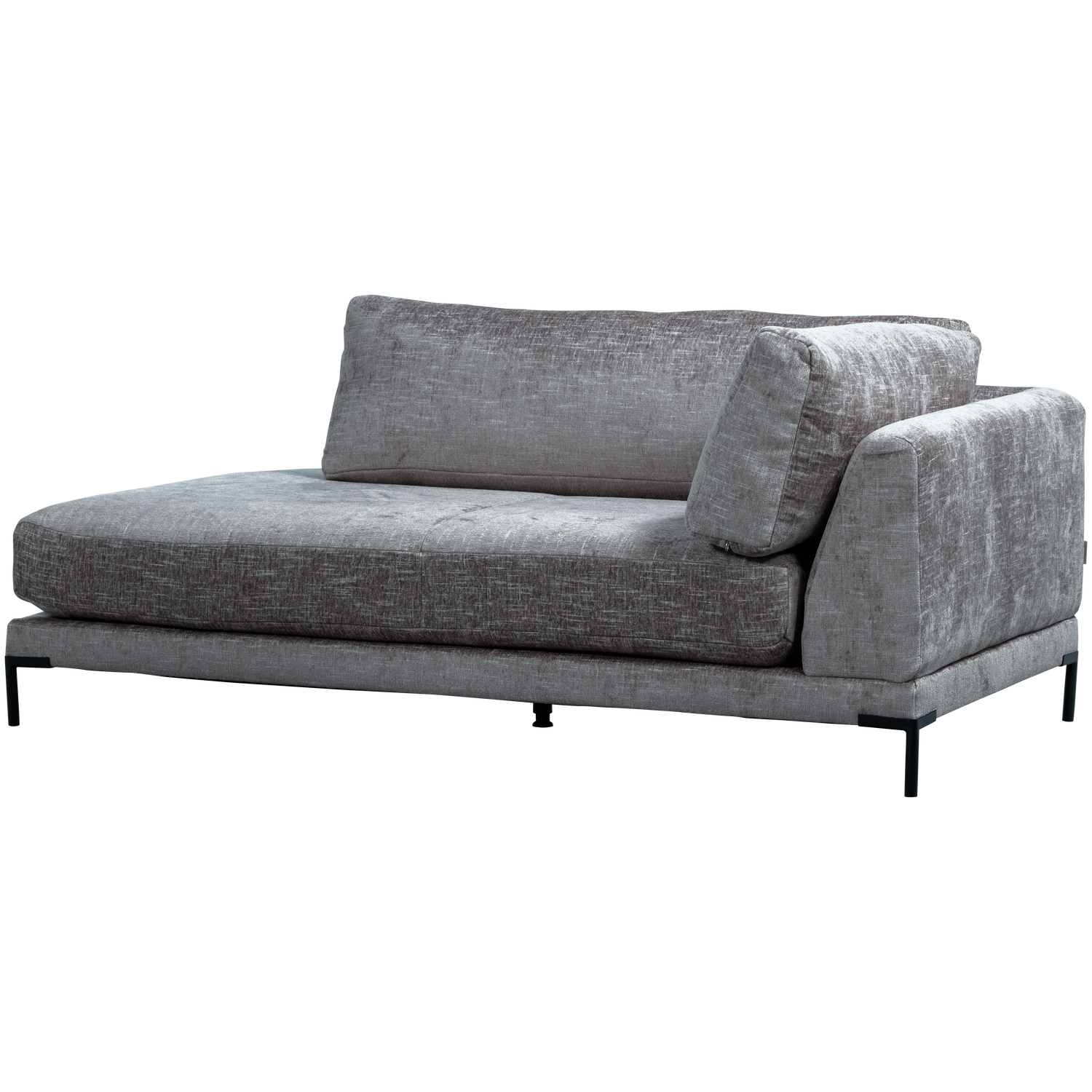 Szezlong rechts COUPLE denim melange