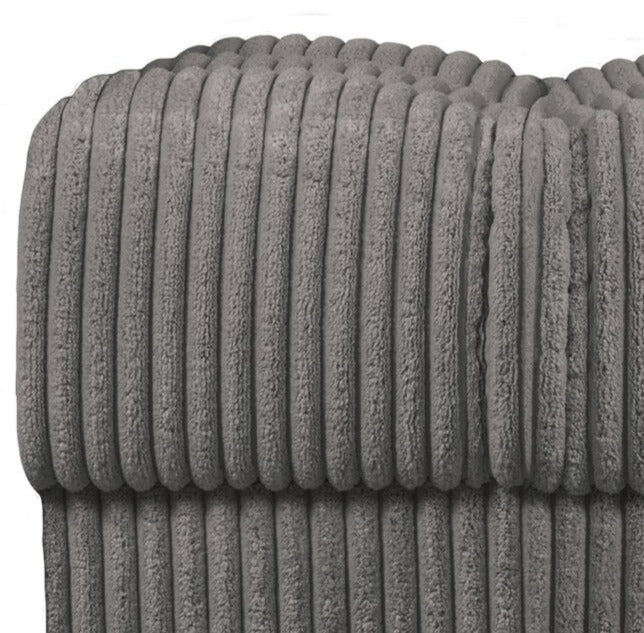 Puf TWEEDE AFSPRAAK grijs corduroy