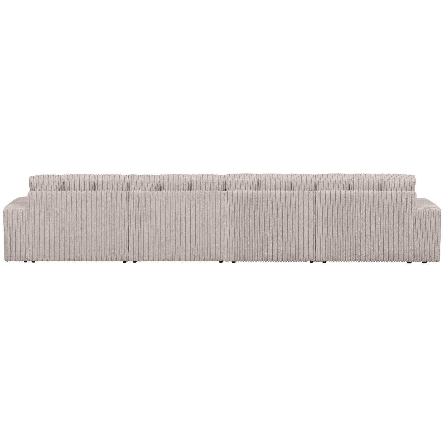 Sofa für 4 Personen SECOND DATE cremefarbener Cord