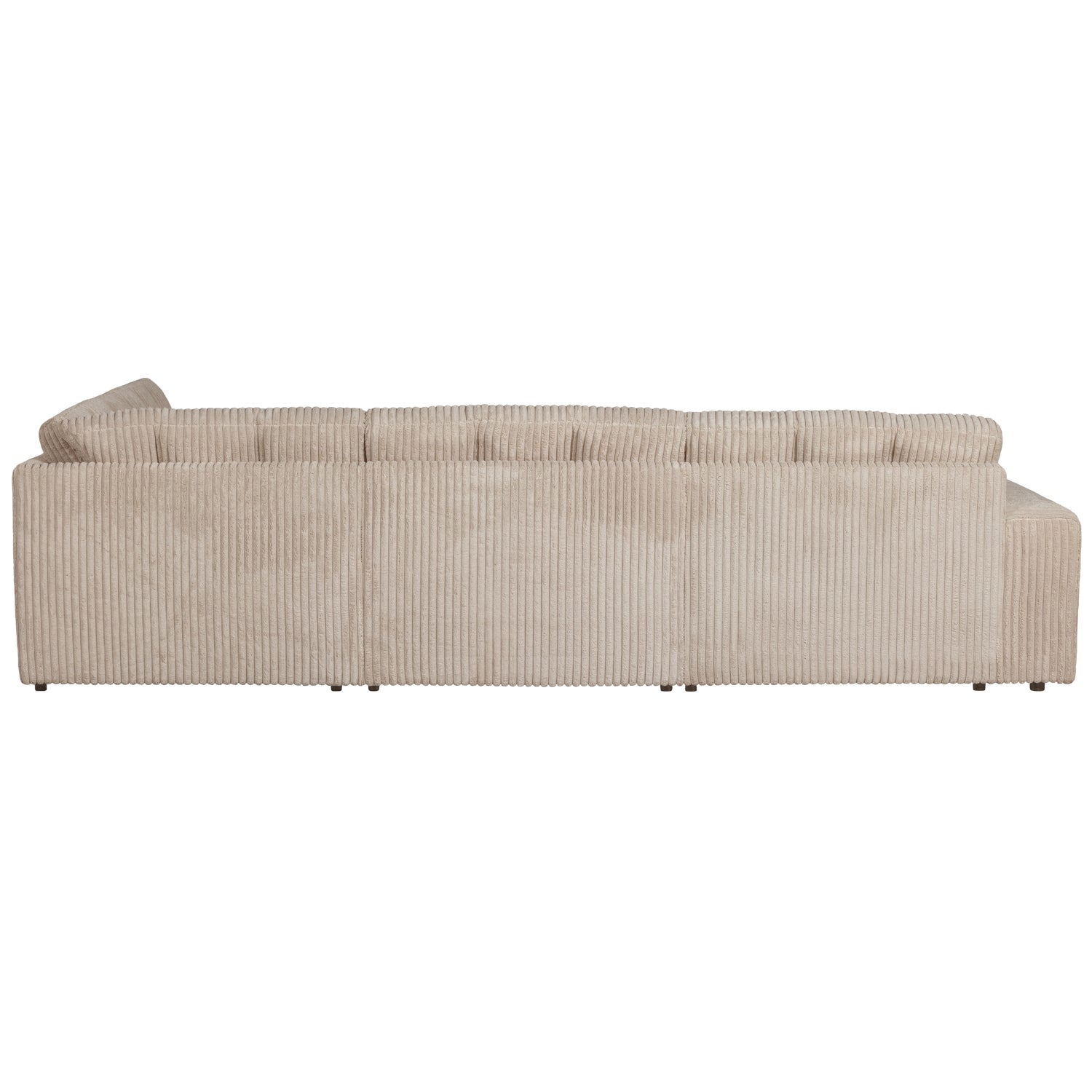 Sofa mit rechter Ecke SECOND DATE beige Cord