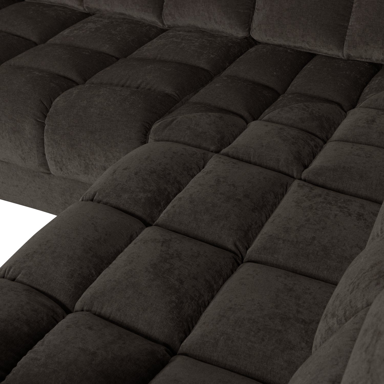 Hoekbank rechts SECOND DATE antraciet