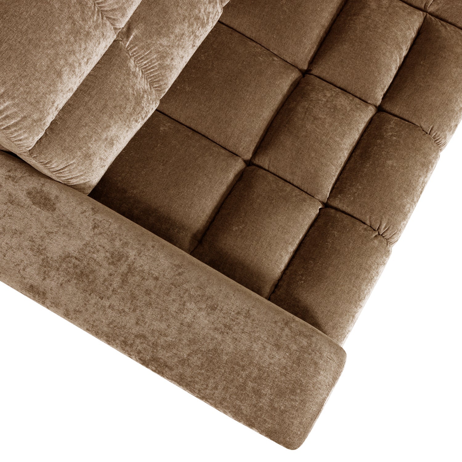 Sofa rechtsseitig SECOND DATE sandfarben