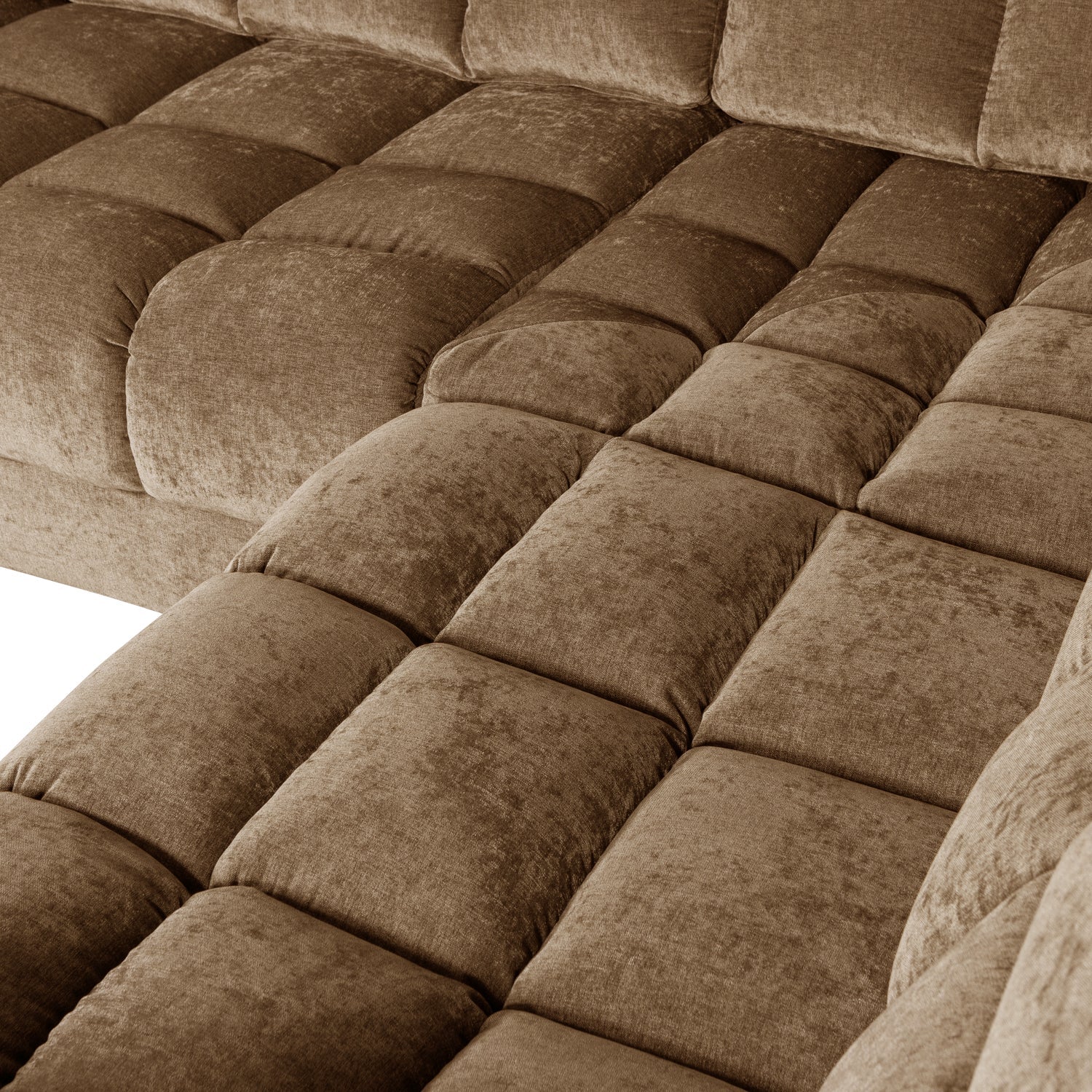 Sofa rechtsseitig SECOND DATE sandfarben