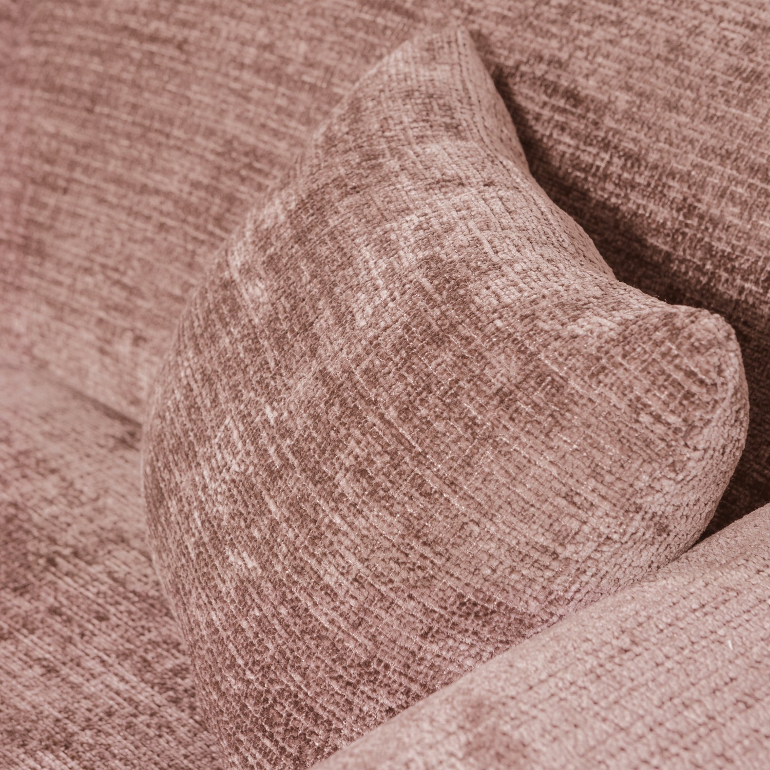 Modularer, linksseitiger Ecksofa CLOUD in Rosa