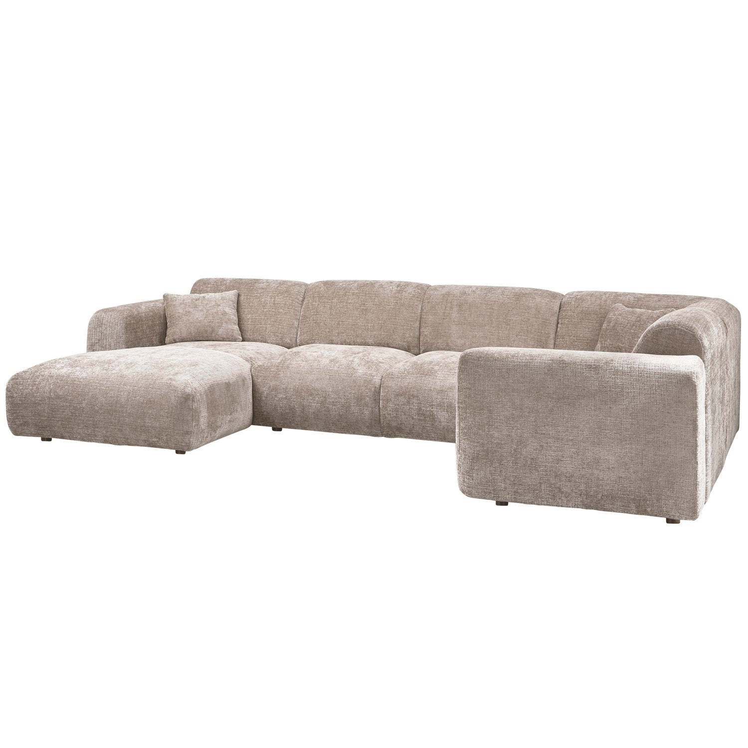 Panorama-Ecksofa rechts CLOUD beige