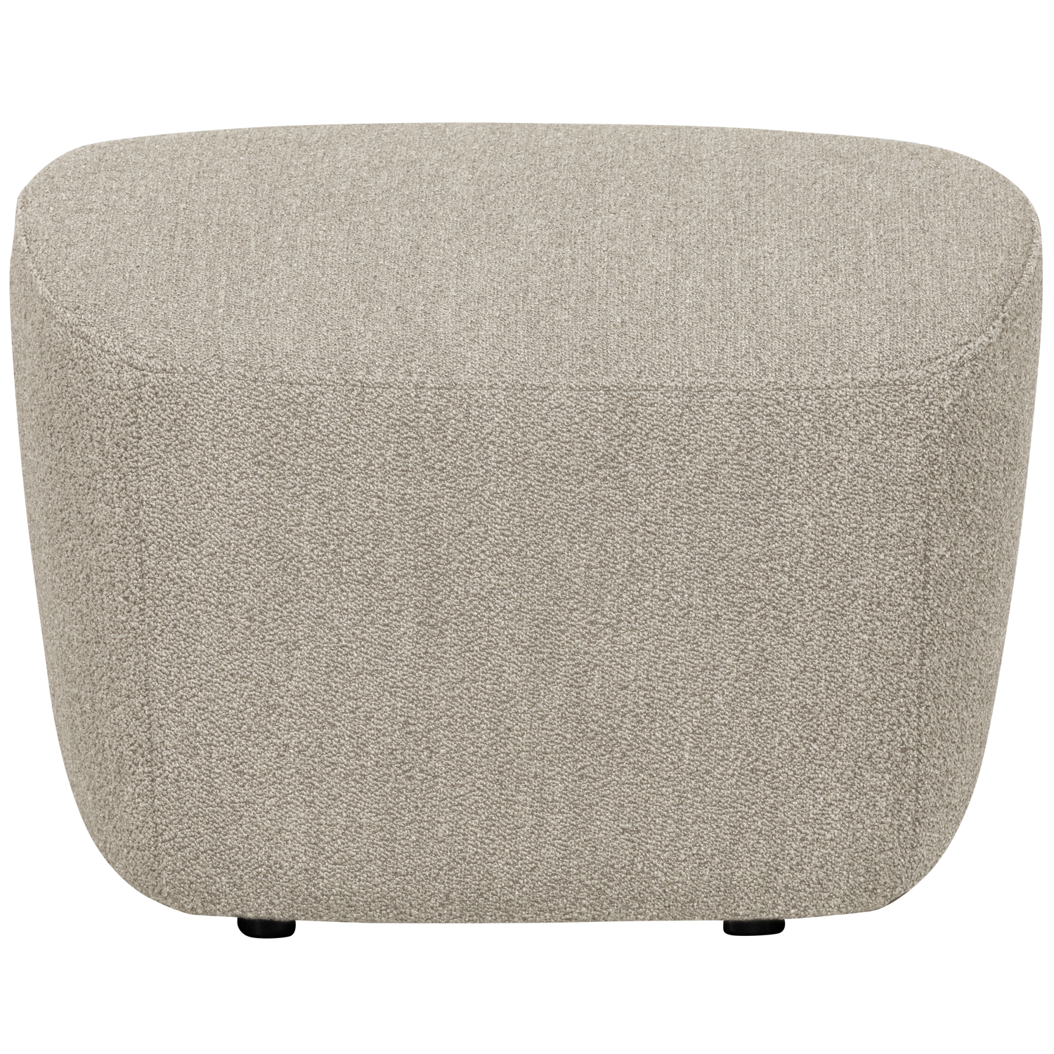 Puf LOFTY beżowy bouclé – Woood