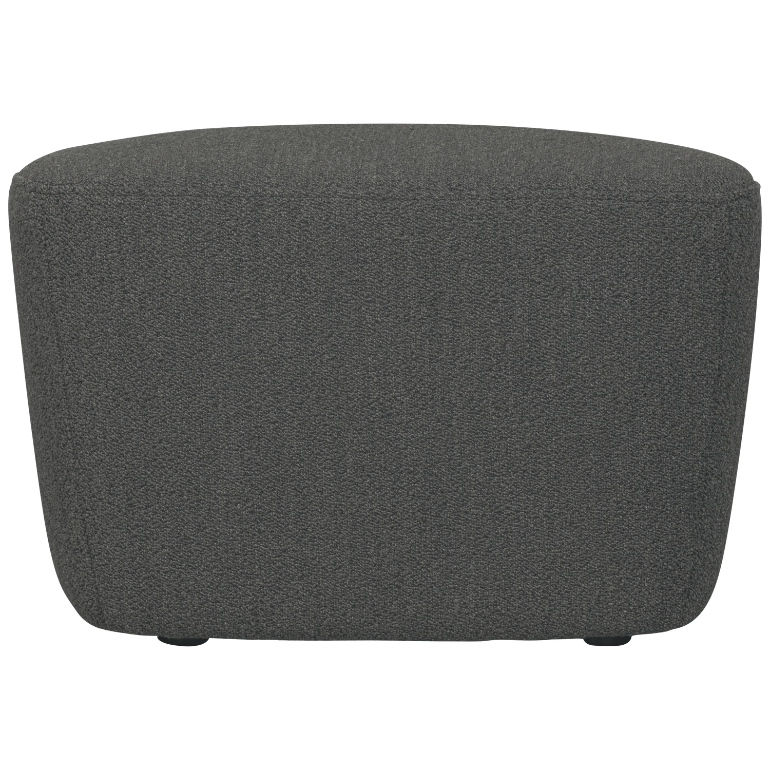 Puf LOFTY ciemnoszary bouclé – Woood