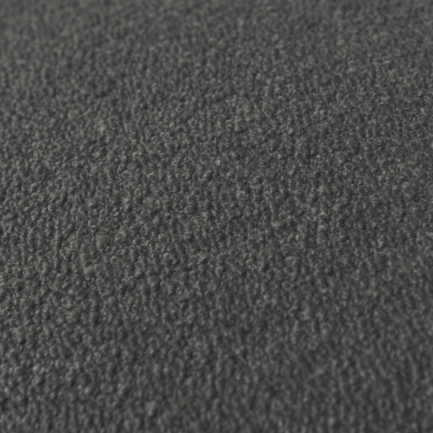 Puf LOFTY ciemnoszary bouclé – Woood