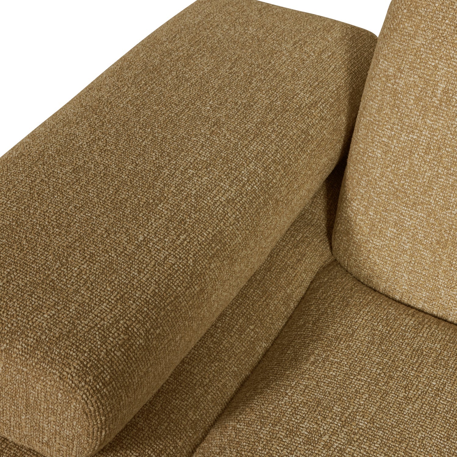 MOJO modular sofa - left element dark honey bouclé