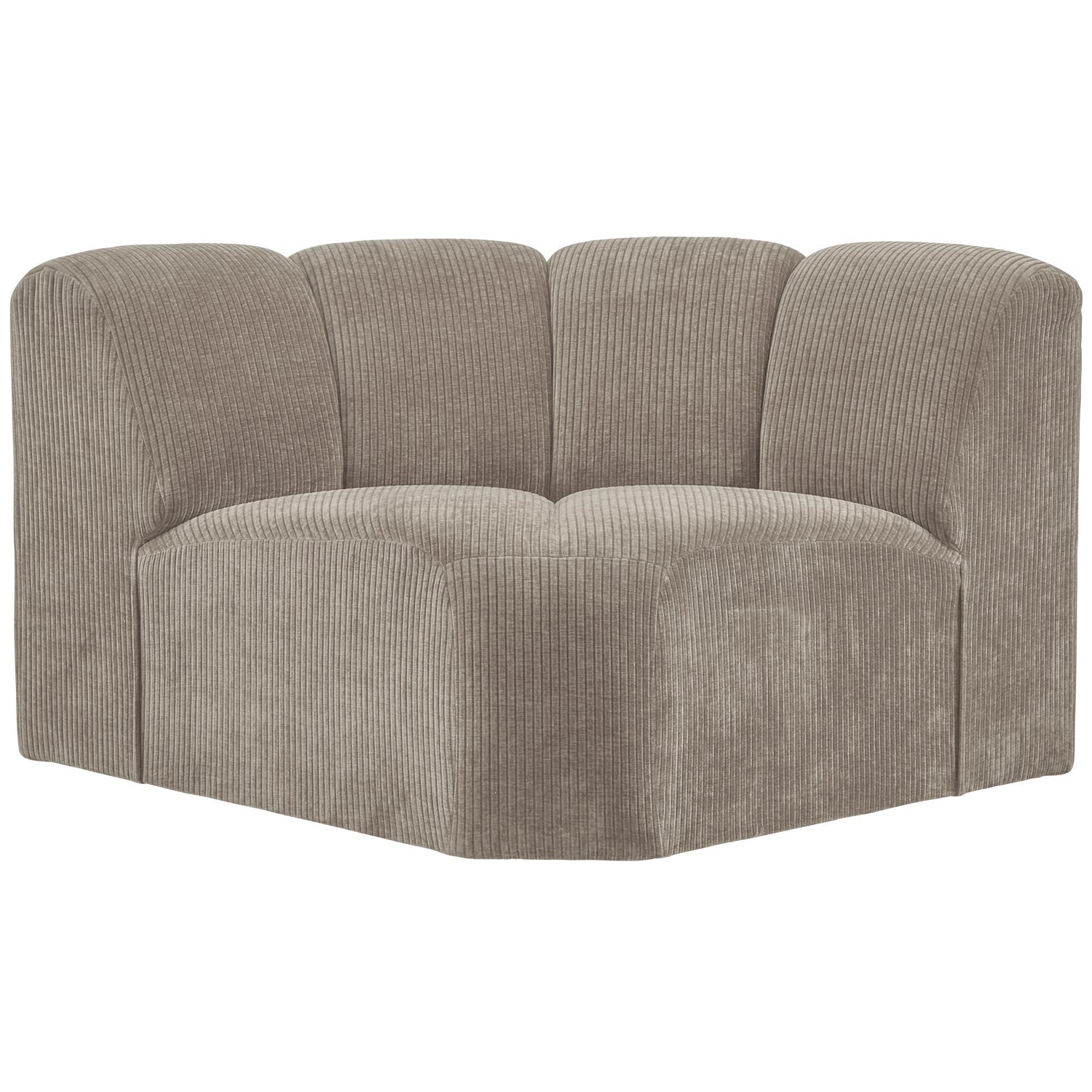 MOJO modular sofa - dark sandy corduroy corner element