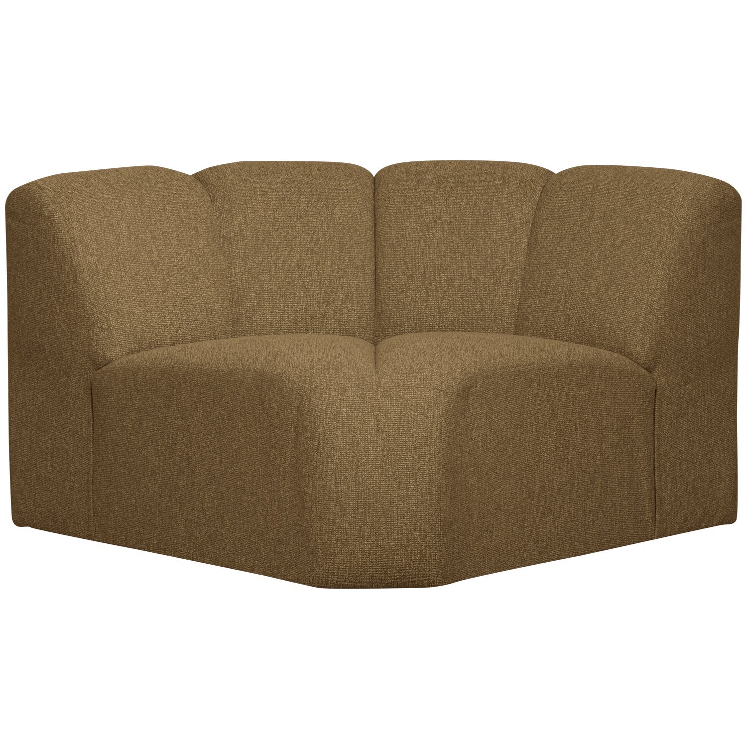 MOJO modular sofa - dark honey bouclé corner element