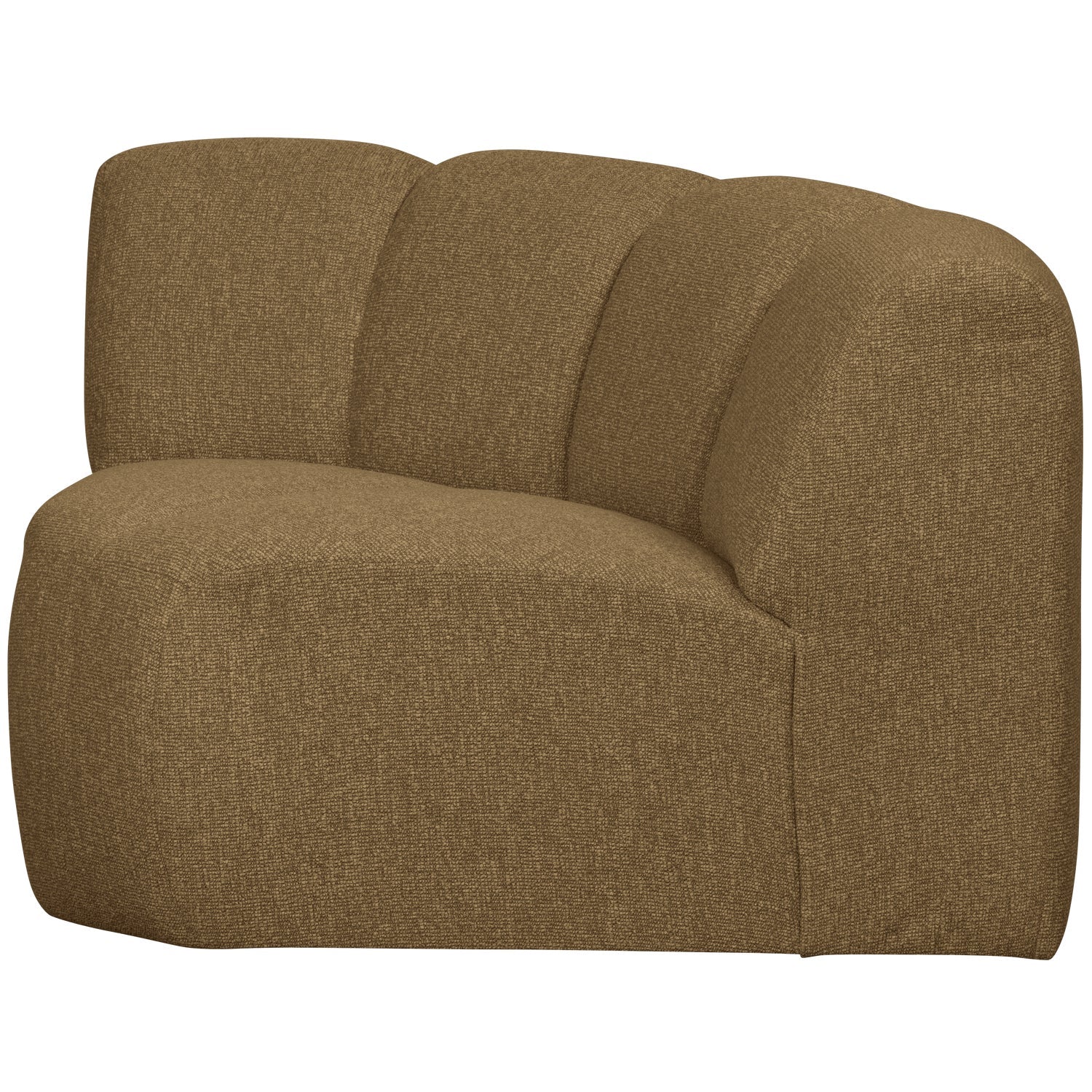MOJO modular sofa - dark honey bouclé corner element