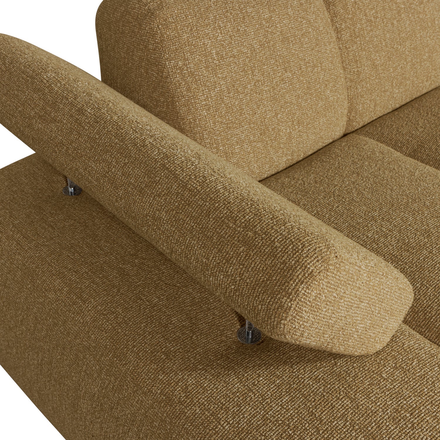 Modulaire bank MOJO - linker chaise longue donker honing bouclé