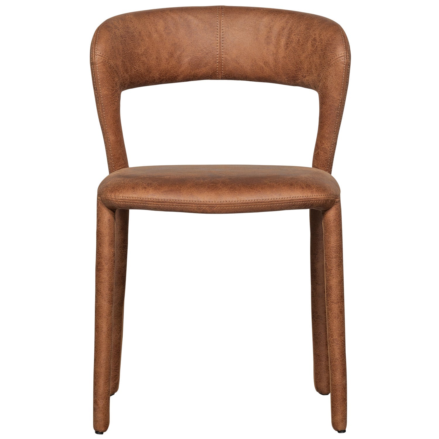 NOBLE Chair Light Brown Eco-Leather