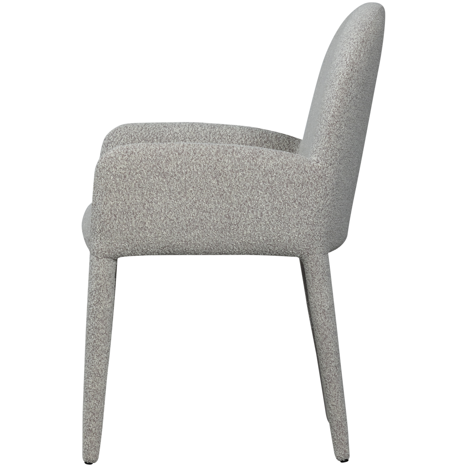 Krzesło ELEGANCE szary bouclé – Woood