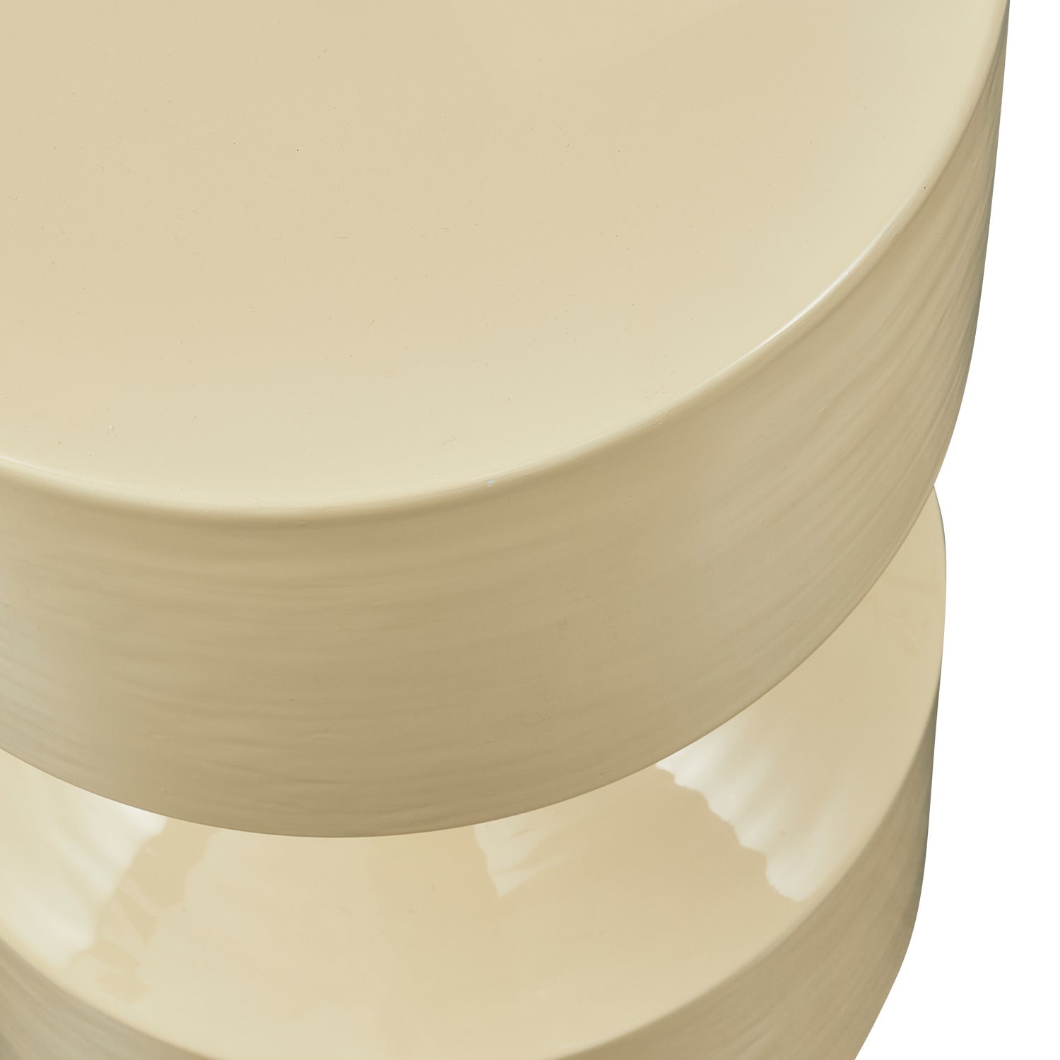 HIDDE side table in light yellow