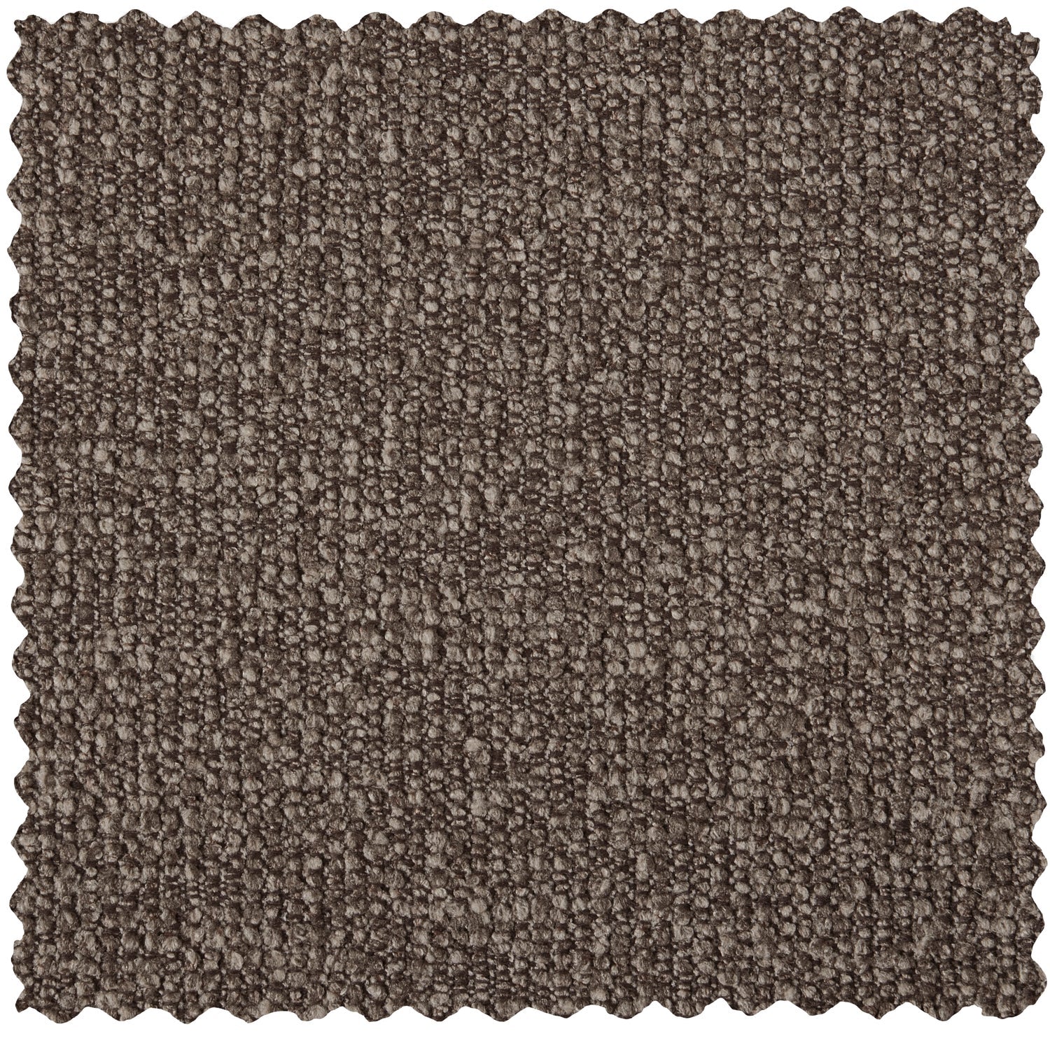 Rechthoekige modulaire hoekbank rechts MOJO donkerbruin bouclé
