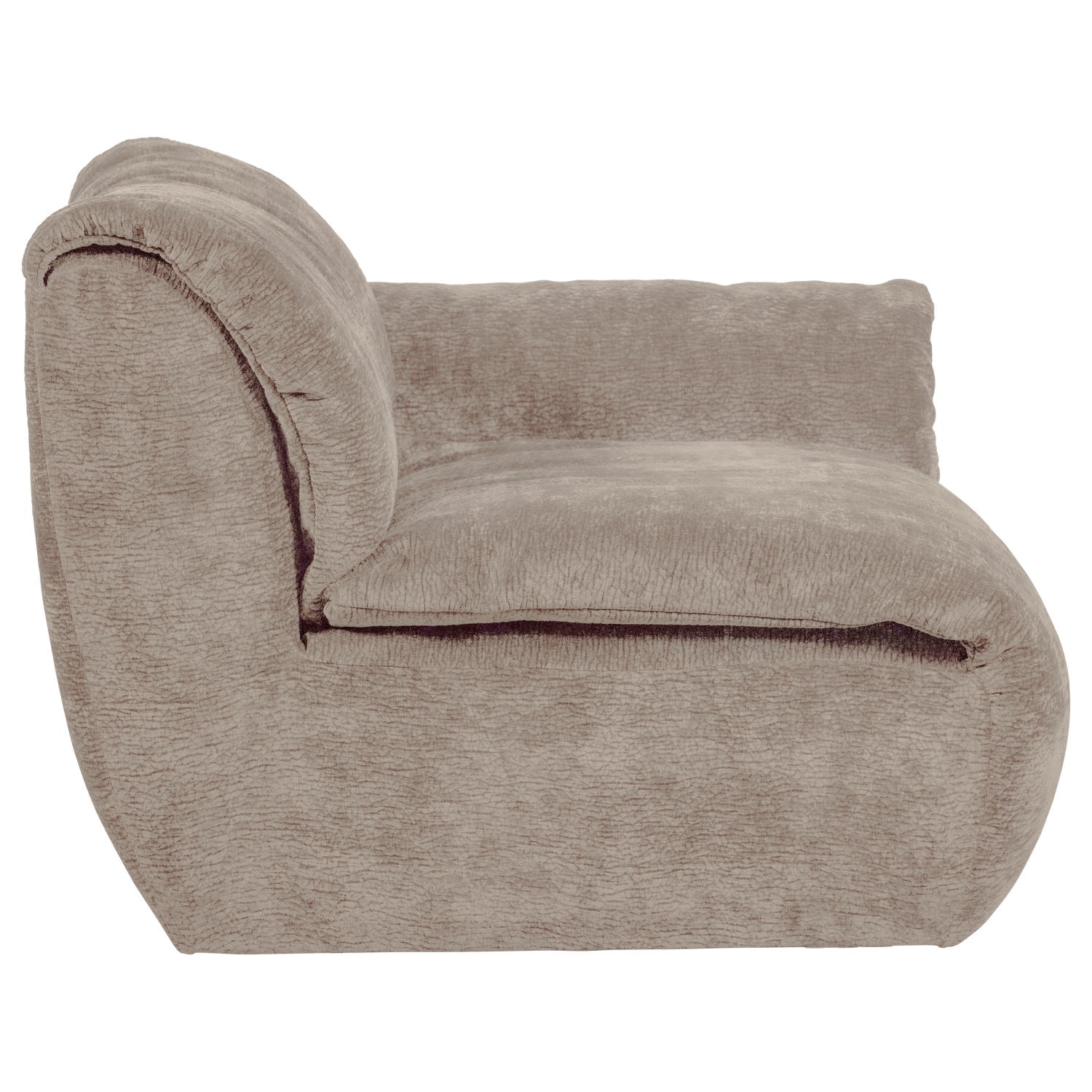 Modulares Sofa BAGGY 3D - rechte Element sandfarben