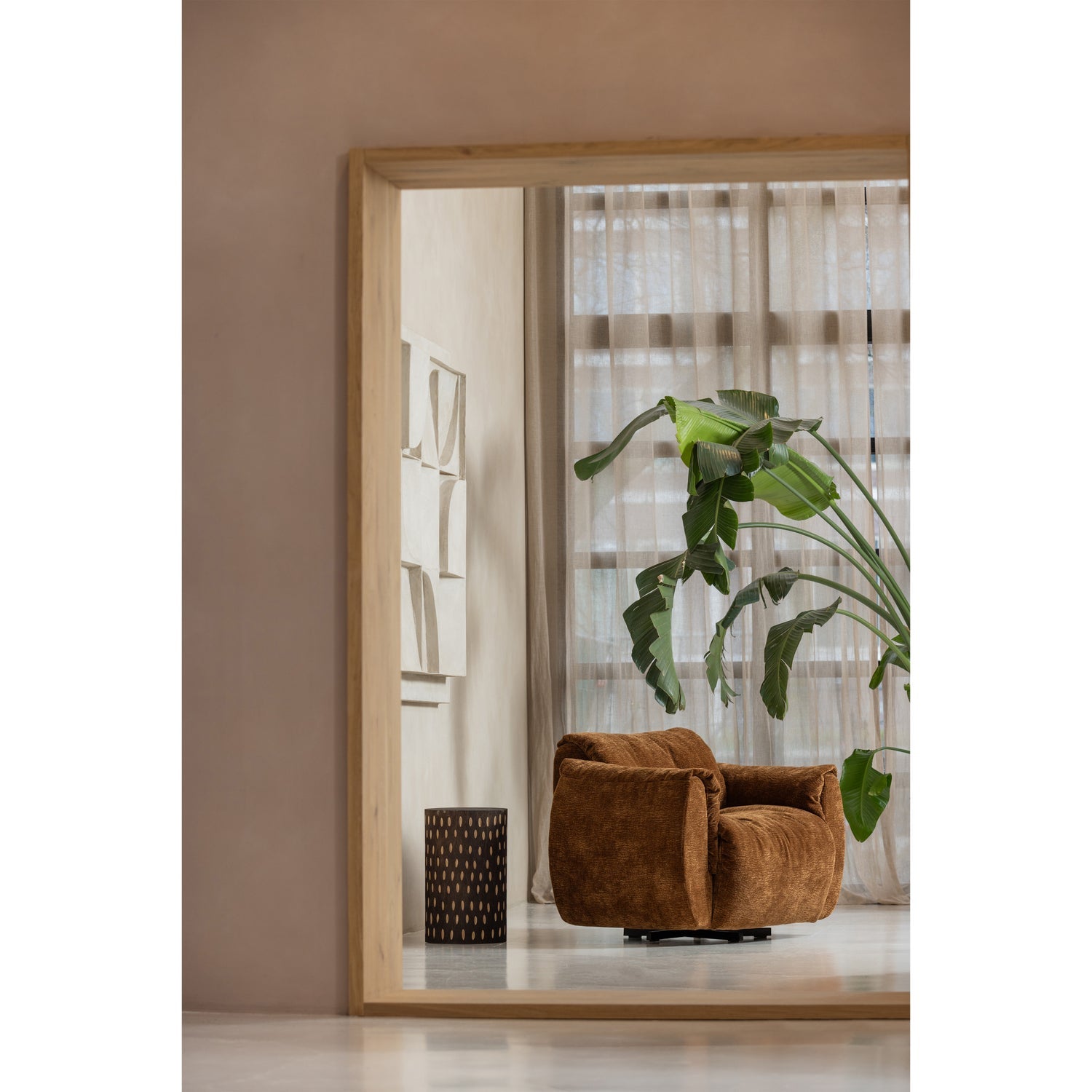 BAGGY 3D Brown Swivel Armchair