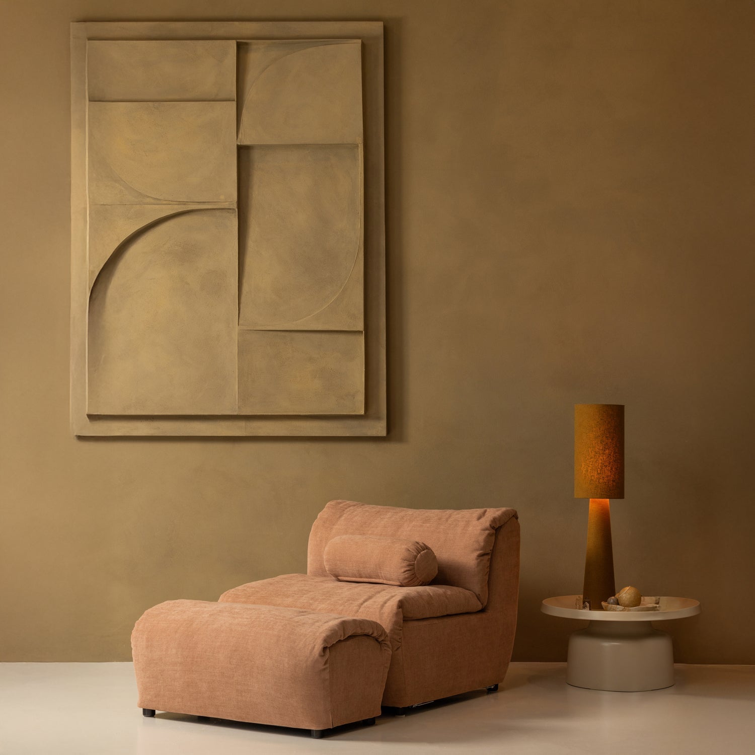 Modulares Sofa BAGGY - pinkes Element