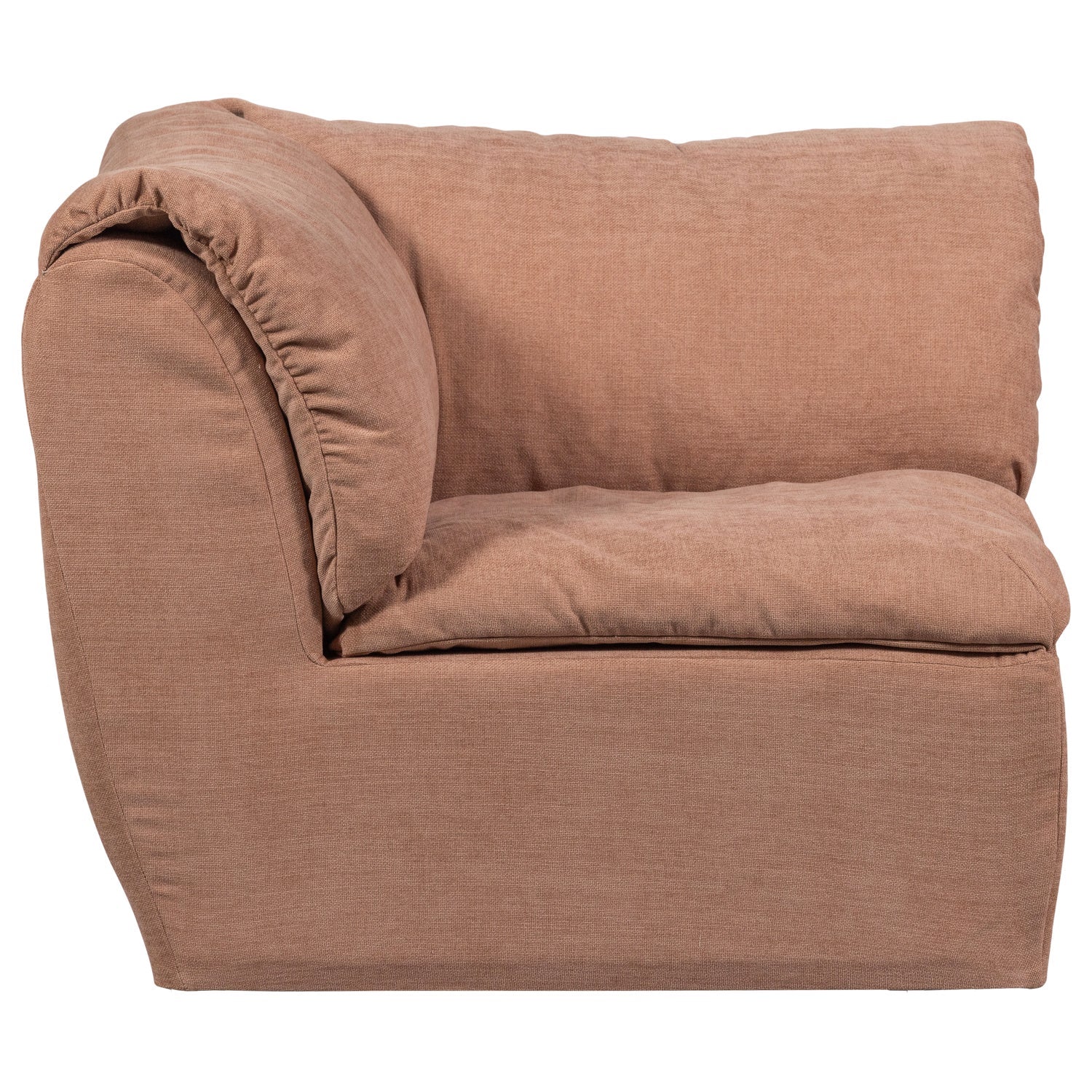 BAGGY modular sofa - pink corner element