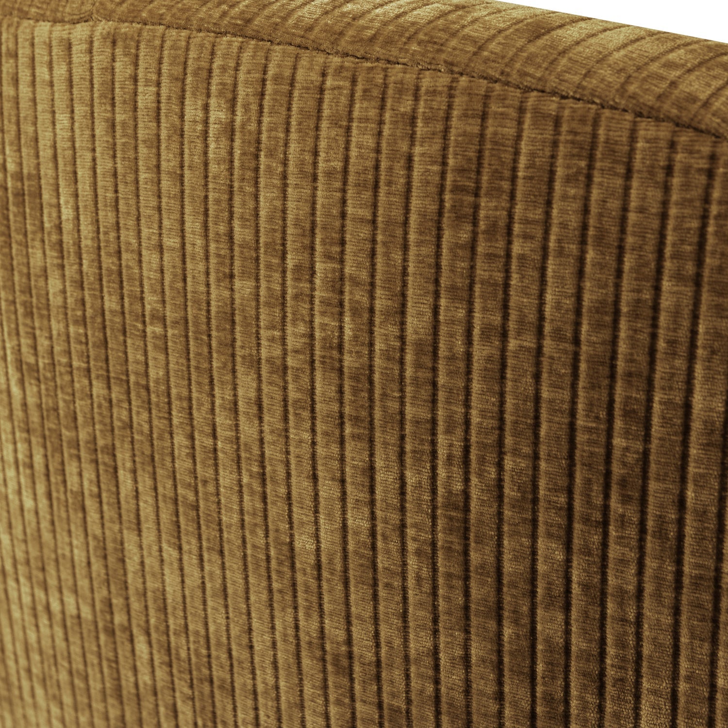 Sofa rechtsseitig 2-sitzig MOJO dunkel honigfarbener Cord