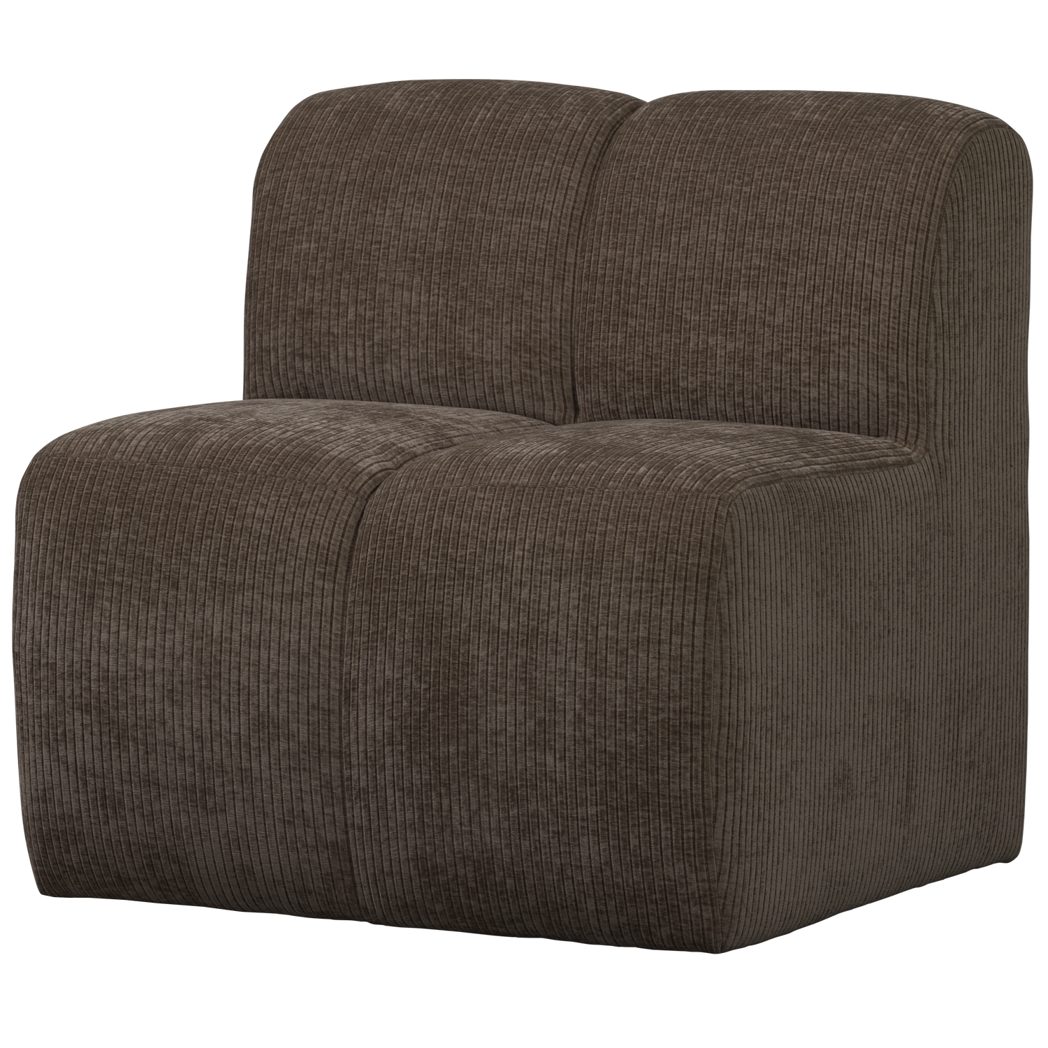 Fauteuil / module MOJO BENCH bruin corduroy