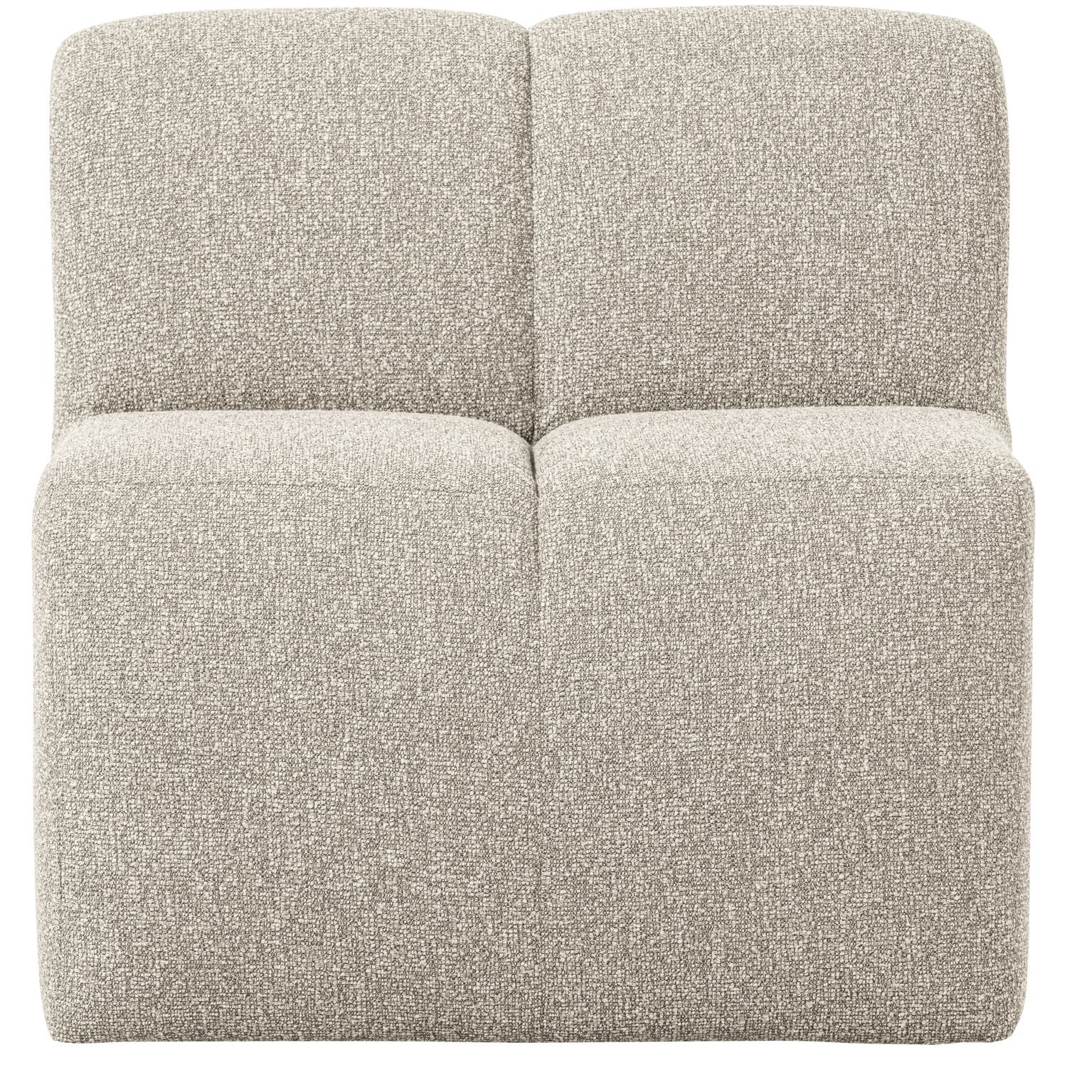 Sessel / Modul MOJO BENCH beige Melange Boucle
