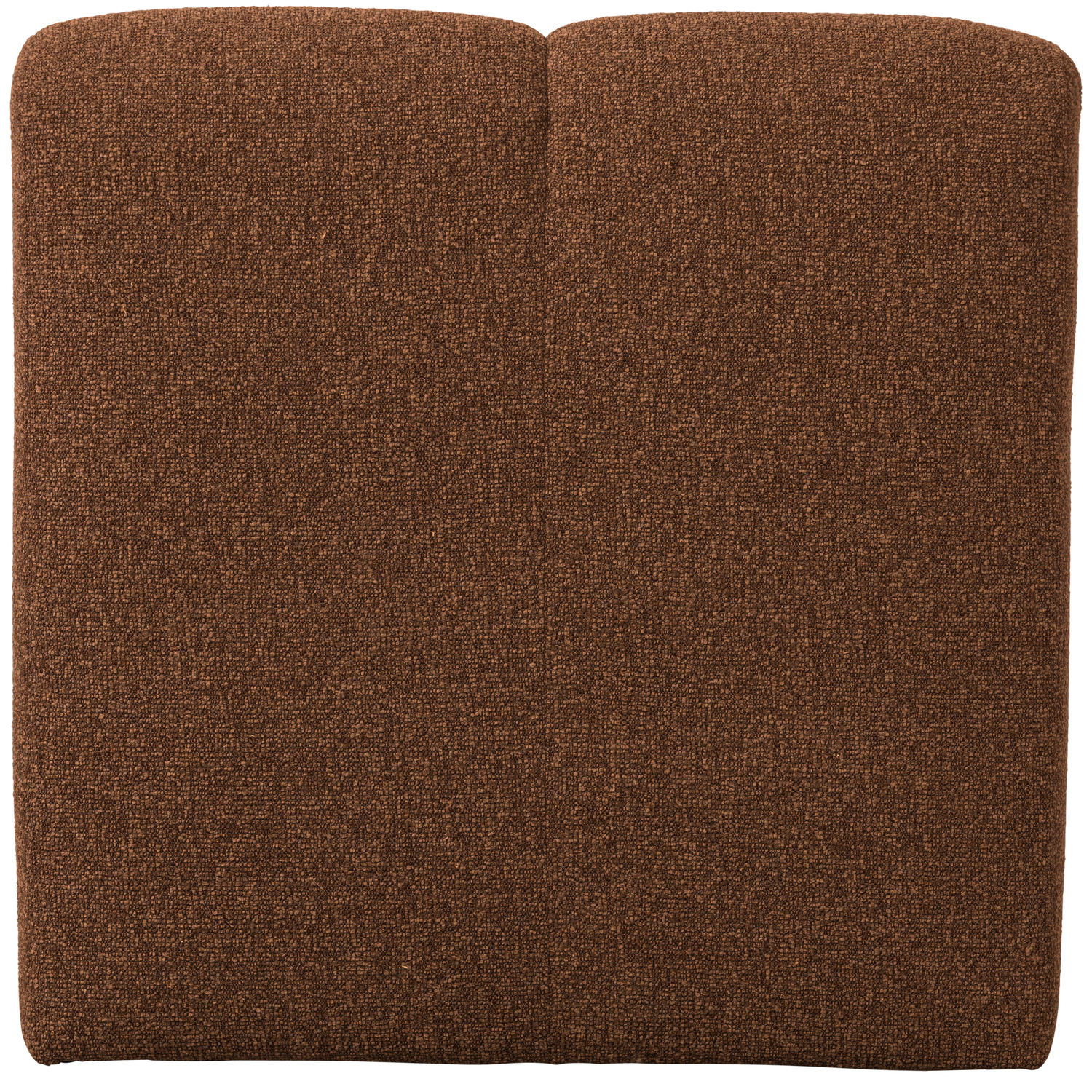 Fauteuil / module MOJO BENCH roestbruin gemêleerd boucle