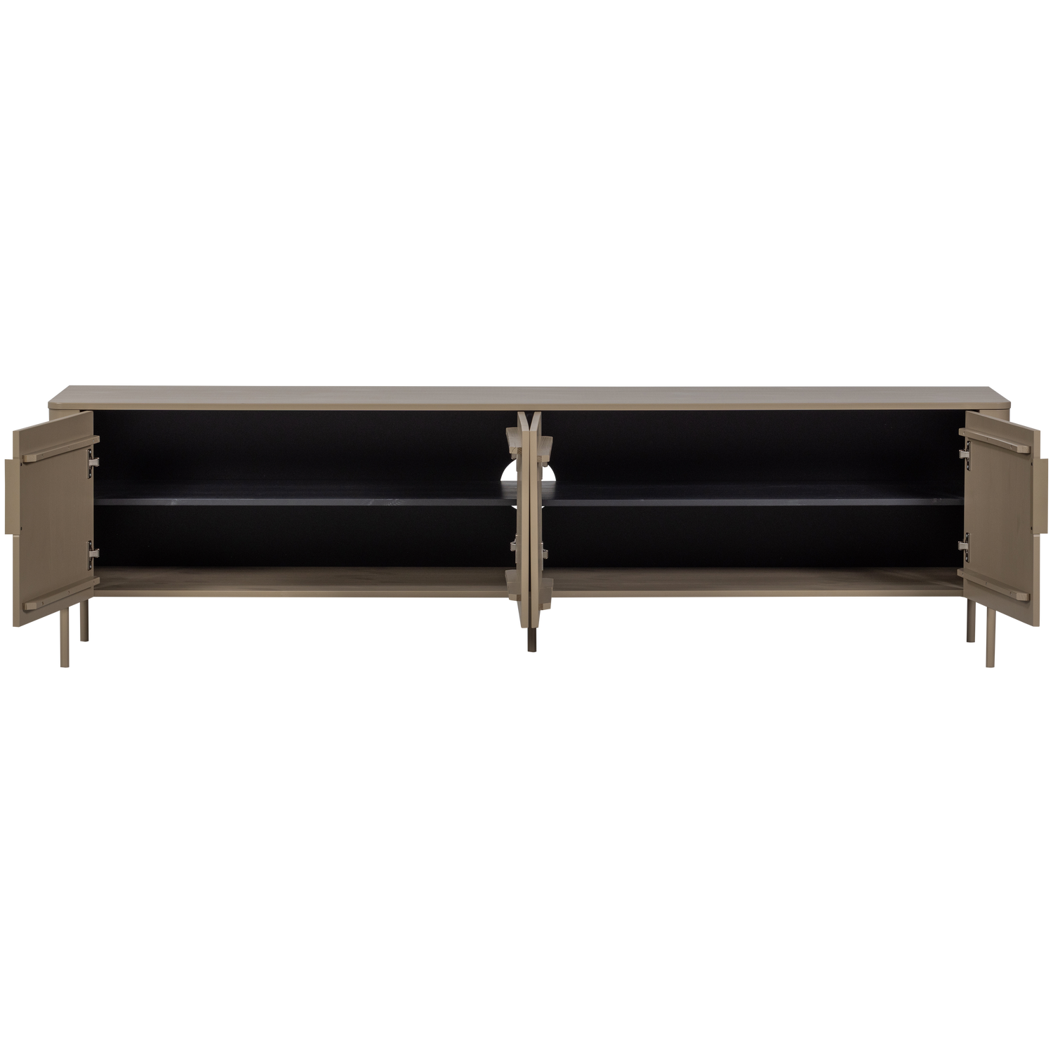 Beige RTV-kast GUNNAR
