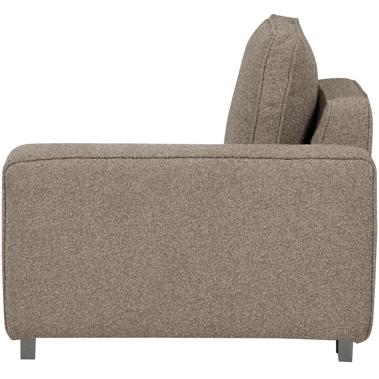 Sofa LAZY - module eindstuk rechts beige bouclé