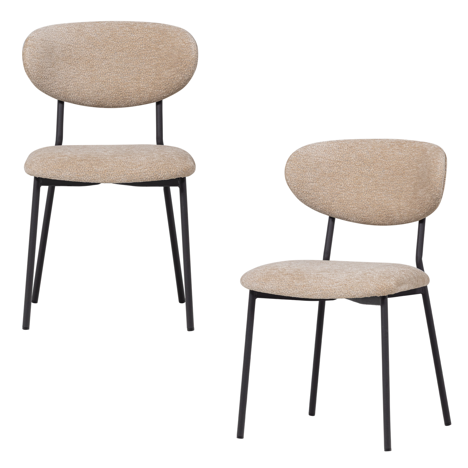 Stuhl KJELD beige Chenille