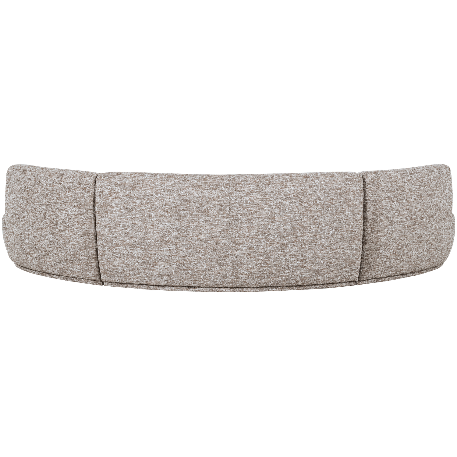 Sofa halfcirkel 6-persoons BATAVIER zand melange