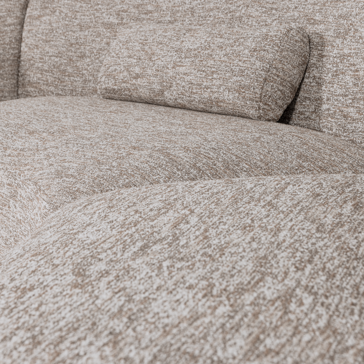 Sofa halfcirkel 6-persoons BATAVIER zand melange