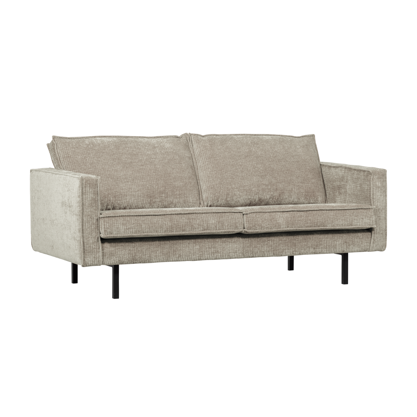 Sofa 2,5-sitzig RODEO sandfarbener Cord