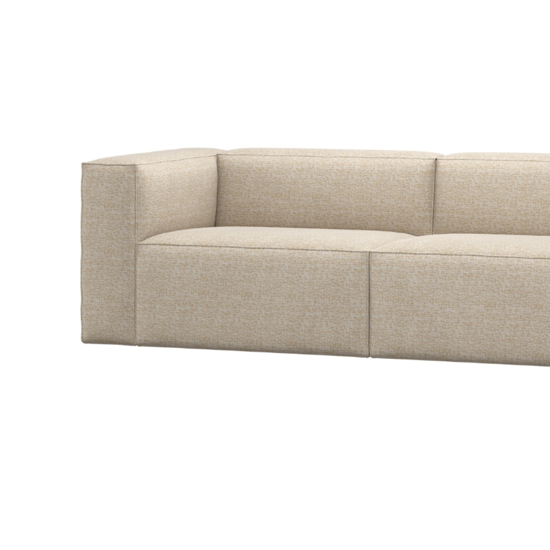 3.5-Seater Sofa BEAN Beige Mélange