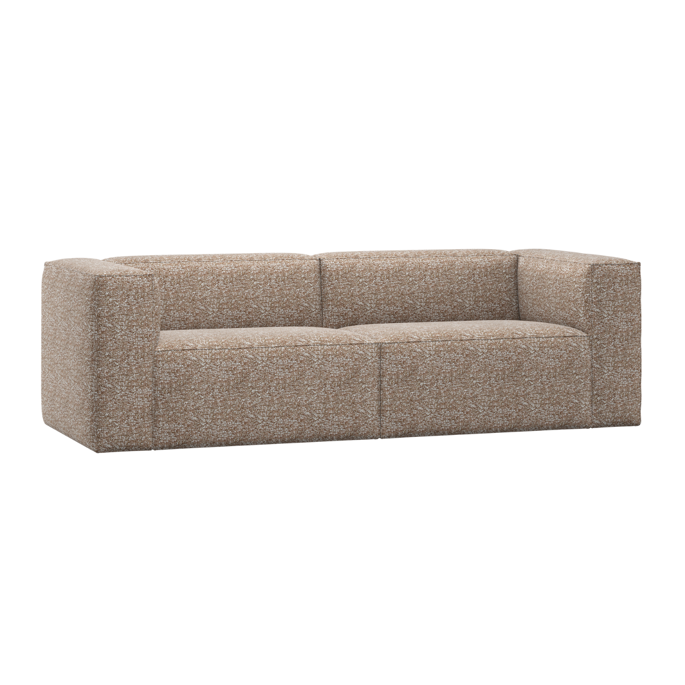 3.5-Seater BEAN Sofa in Light Brown Mélange