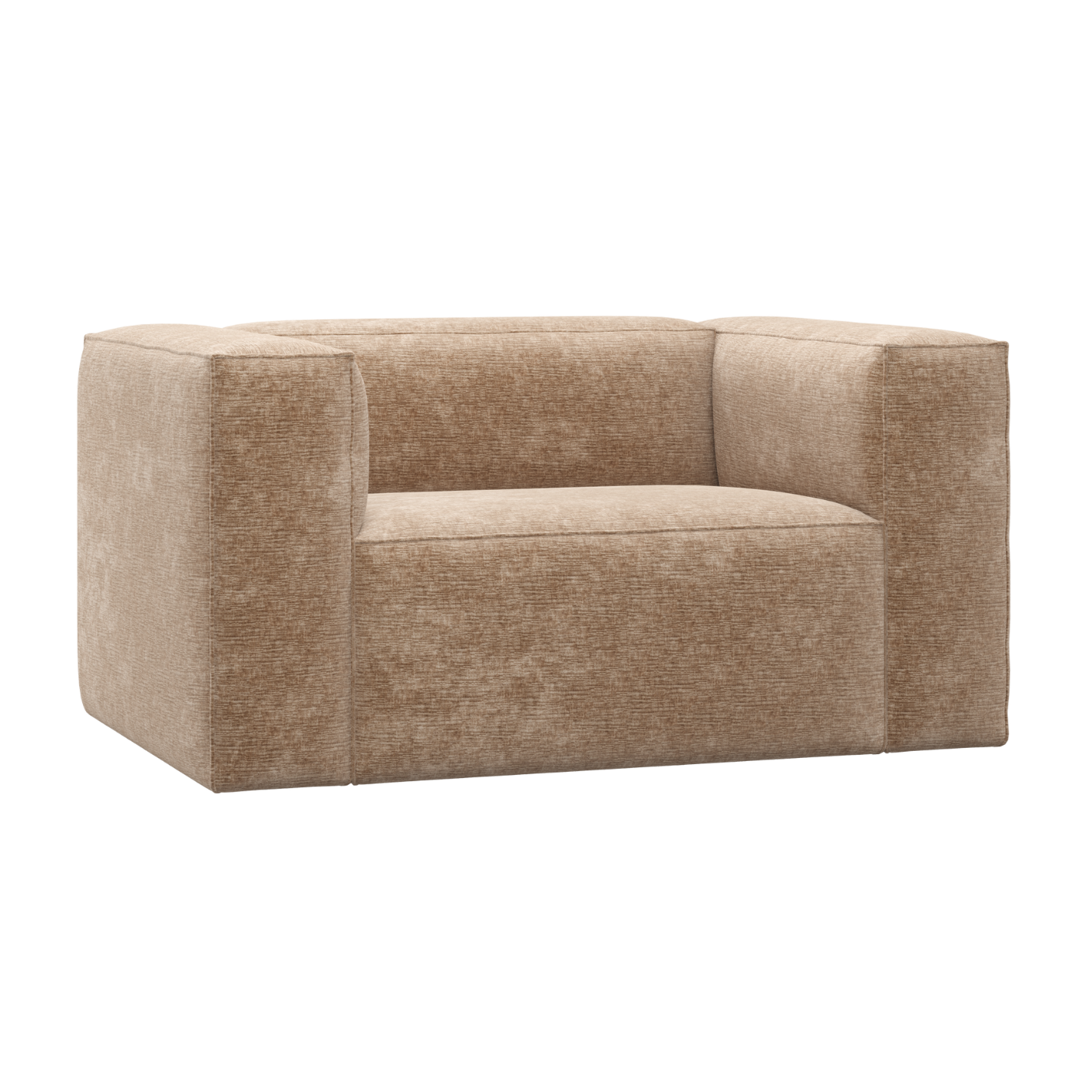 Sessel BEAN blassrosa Chenille
