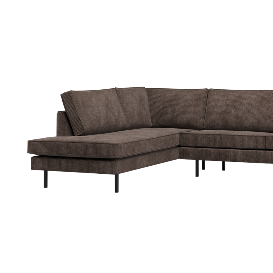 Sofa links RODEO braun Cord